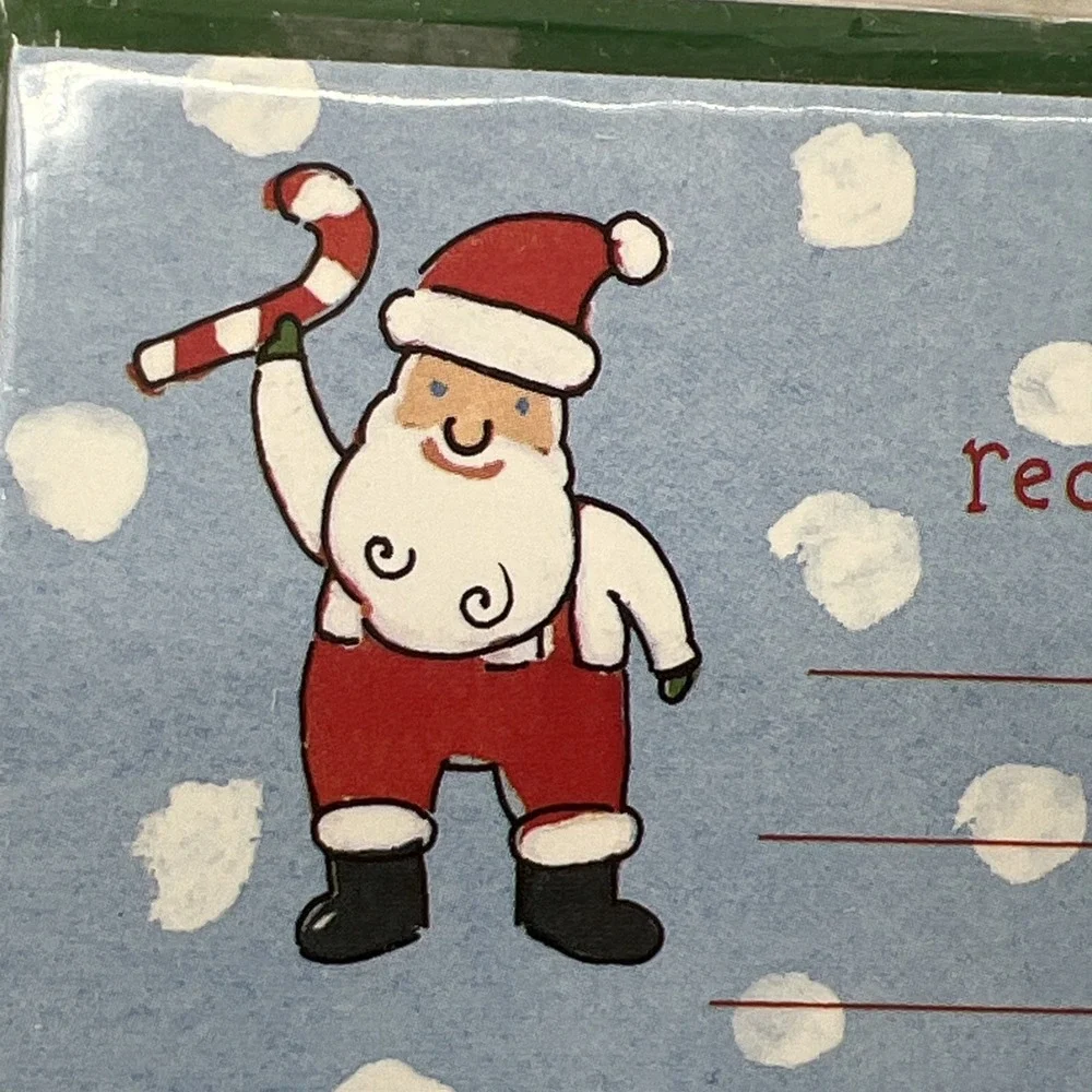 Vintage Mara Mi Santa Christmas Blank Recipe Cards‎ 20 Double Sided